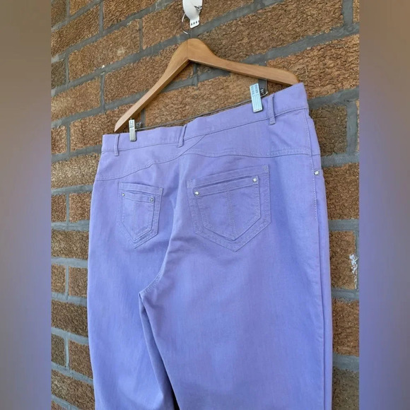 Marina Rinaldi lavender pants size 4 x - Picture 10 of 16